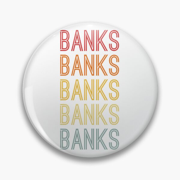 Item preview, Banks Name Vintage Retro Gift Named Banks  designed and sold by rogeliorice.