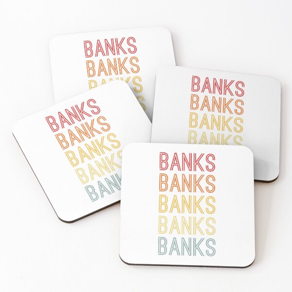 Item preview, Banks Name Vintage Retro Gift Named Banks  designed and sold by rogeliorice.