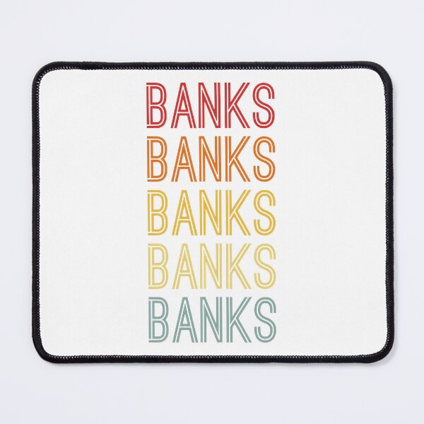 Item preview, Banks Name Vintage Retro Gift Named Banks designed and sold by rogeliorice.