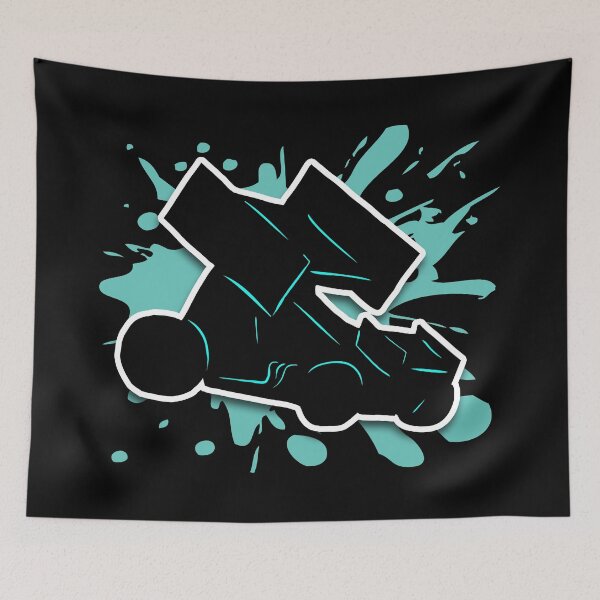 Item preview, Sprint Car Teal Splat designed and sold by miaka618.