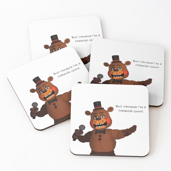 Item preview, Freddy Material Gworl sticker  designed and sold by GBdigitals.