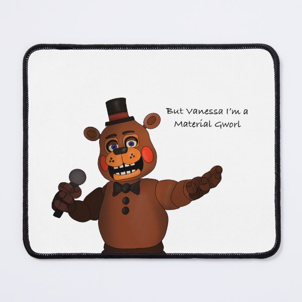 Item preview, Freddy Material Gworl sticker designed and sold by GBdigitals.