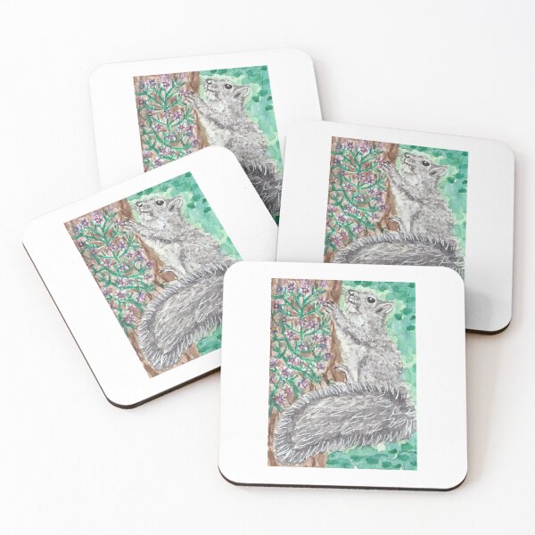 Item preview, Cute  squirrel watercolor painting  designed and sold by rogeliorice.