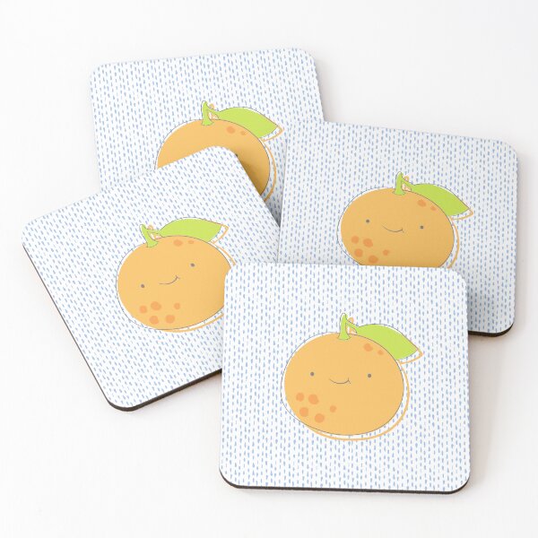 Item preview,  Purple Hand Drawn Polka Dot Orange designed and sold by The-Chic-Peach.