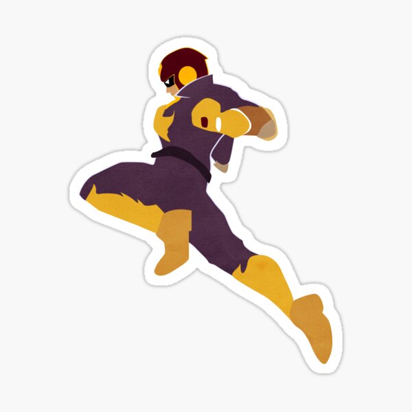 Captain Falcon Knee Sticker