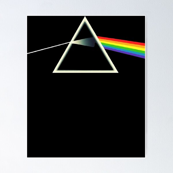 The Tshirt Wall Prism Refraction Pink Rainbow Poke Floyd Mon T-Shirt The Tshirt Wall Prism Refraction Pink Rainbow Poke Floyd Mon T-Shirt