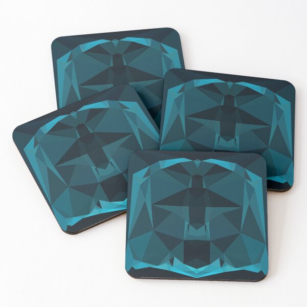 Item preview, Crystal polygonal background designed and sold by The Hand That Listens.