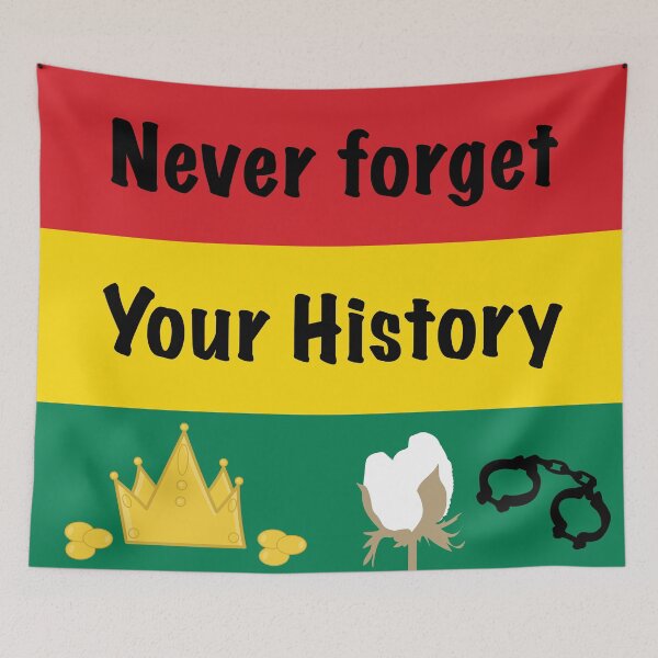 Item preview, Never Forget Your History- BHM designed and sold by creativewildtrain444.