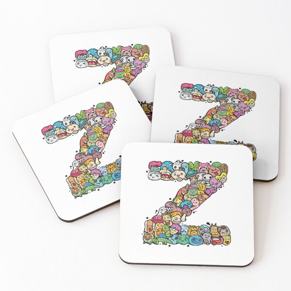 Item preview, Alphabet Monster Doodle Letter Z Monogram copy  designed and sold by Fa6gEmsz.