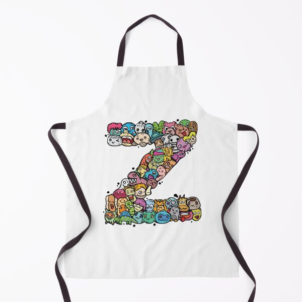 Item preview, Alphabet Monster Doodle Letter Z Monogram copy designed and sold by Fa6gEmsz.