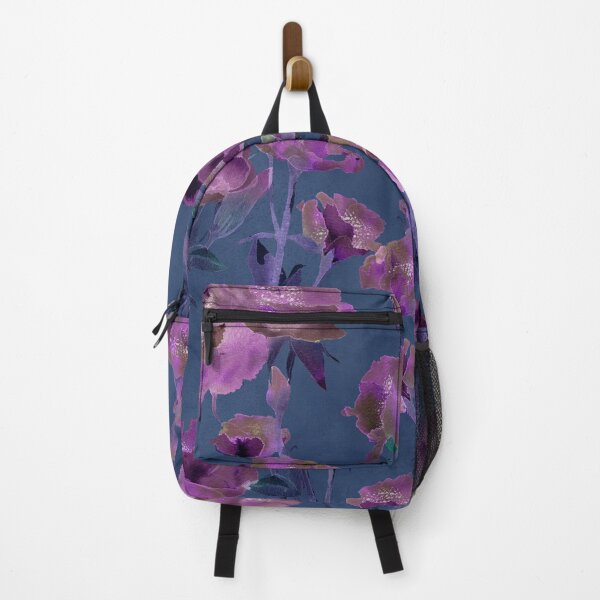 Item preview, Blue Watercolor Floral designed and sold by Carolina Diaz.