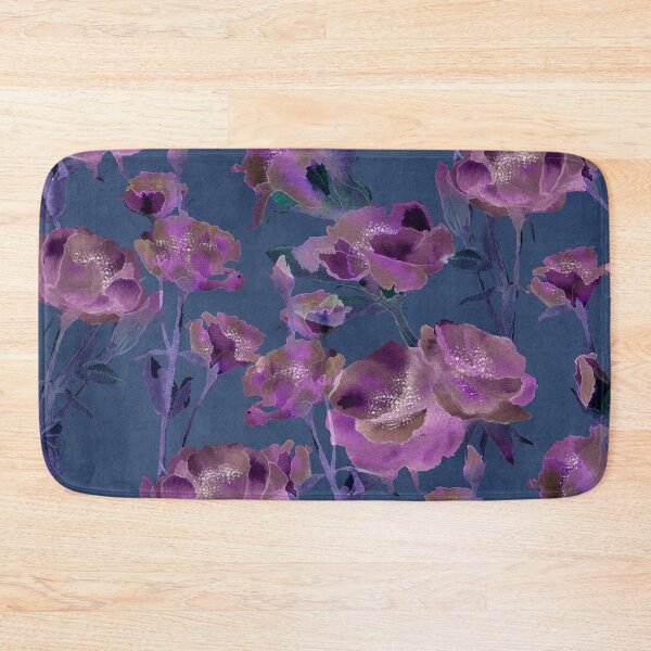 Item preview, Blue Watercolor Floral designed and sold by Carolina Diaz.