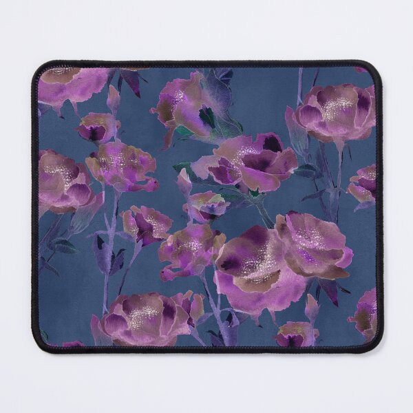 Item preview, Blue Watercolor Floral designed and sold by Carolina Diaz.