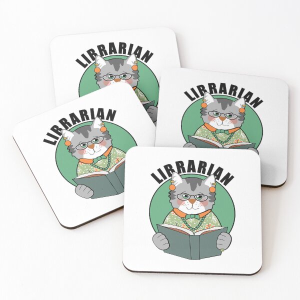 Item preview, Librarian Cat Lady  designed and sold by jaydamekh.