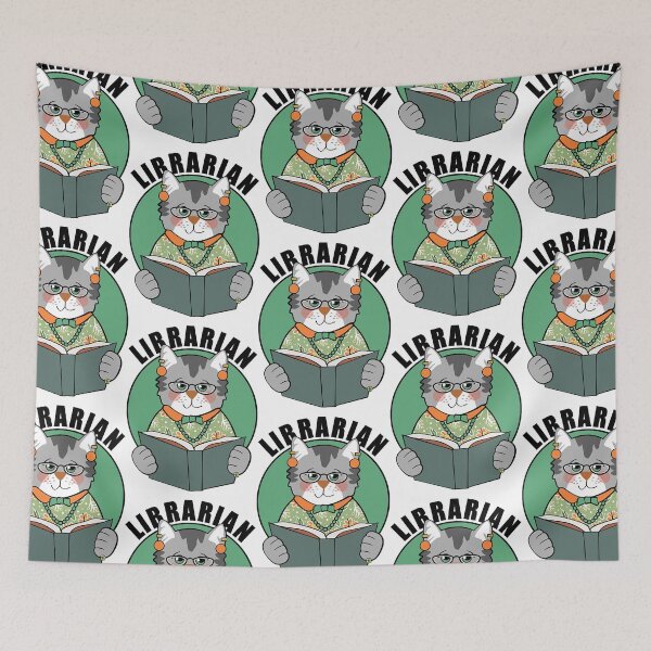 Item preview, Librarian Cat Lady  designed and sold by jaydamekh.