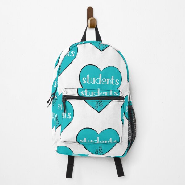 Item preview, I Love Students Aqua Floral Minimal Heart designed and sold by SpringMoonPress.