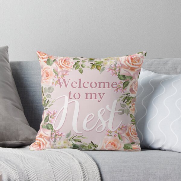 Item preview, Welcome to my Nest Pillow designed and sold by GtheBDesigns.