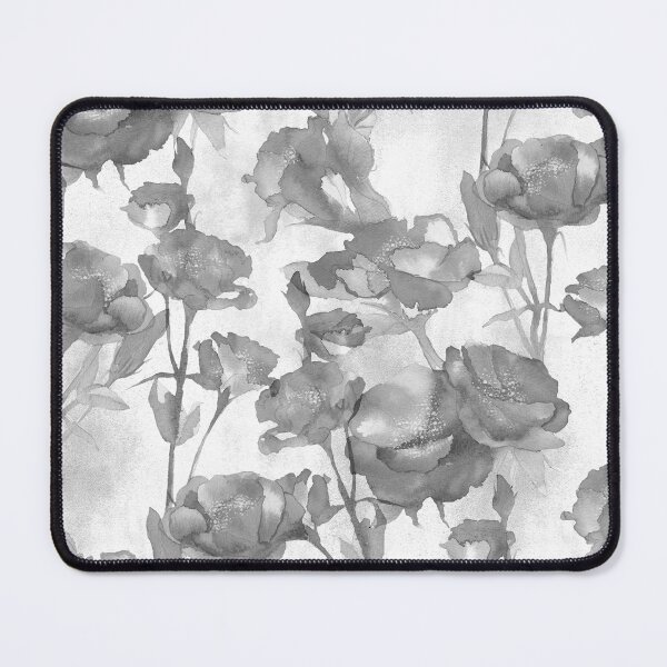 Item preview, Light Gray Watercolor Floral designed and sold by Carolina Diaz.