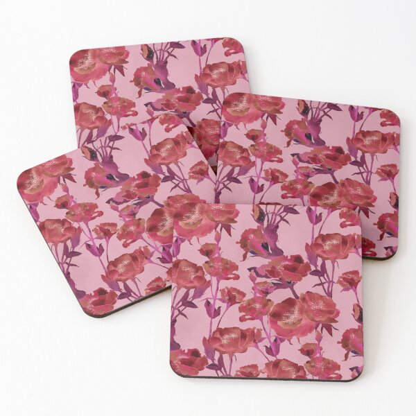 Item preview, Pink Watercolor Floral designed and sold by Carolina Diaz.