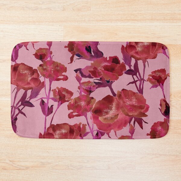 Item preview, Pink Watercolor Floral designed and sold by Carolina Diaz.