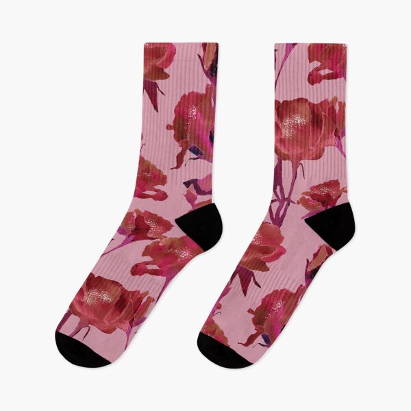 Item preview, Pink Watercolor Floral designed and sold by Carolina Diaz.