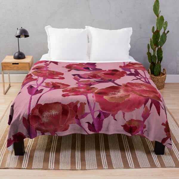 Item preview, Pink Watercolor Floral designed and sold by Carolina Diaz.