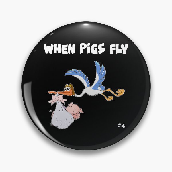 Item preview, When Pigs Fly #4 designed and sold by Slap-Cat.