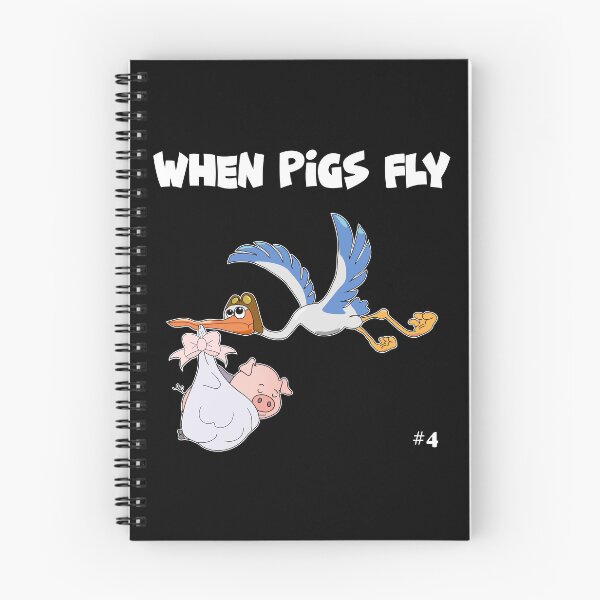 Item preview, When Pigs Fly #4 designed and sold by Slap-Cat.