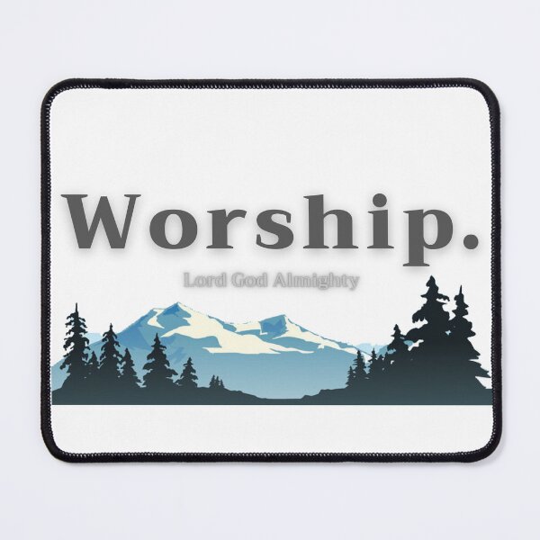 Item preview, Worship Lord God Almighty designed and sold by Janet Atkinson.