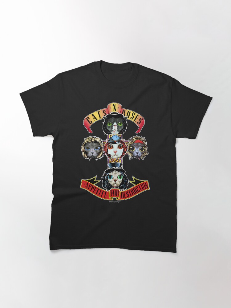 Alternate view of CATS N ROSES Classic T-Shirt