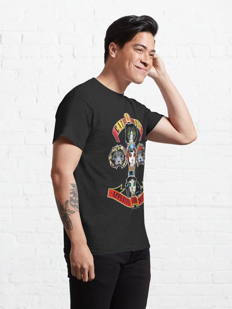 Alternate view of CATS N ROSES Classic T-Shirt