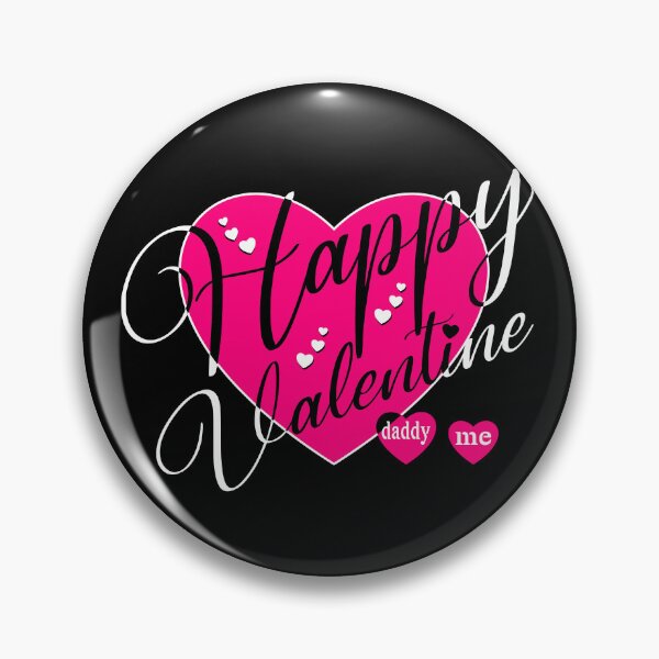 Item preview, Happy Valentine Daddy me black #1 designed and sold by Reang.