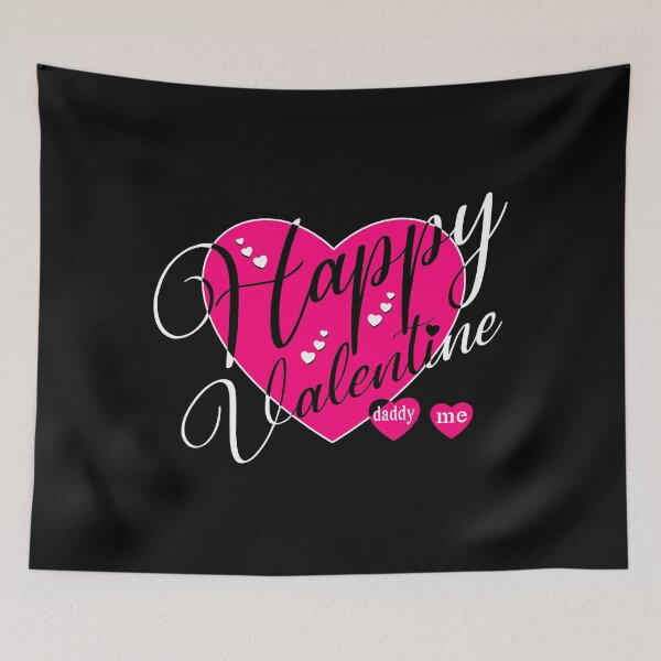 Item preview, Happy Valentine Daddy me black #1 designed and sold by Reang.