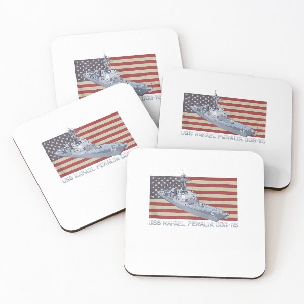 Item preview, USS Rafael Peralta DDG-115 Ship Diagram American Flag Zip Hoodie designed and sold by BierschenkJoh.