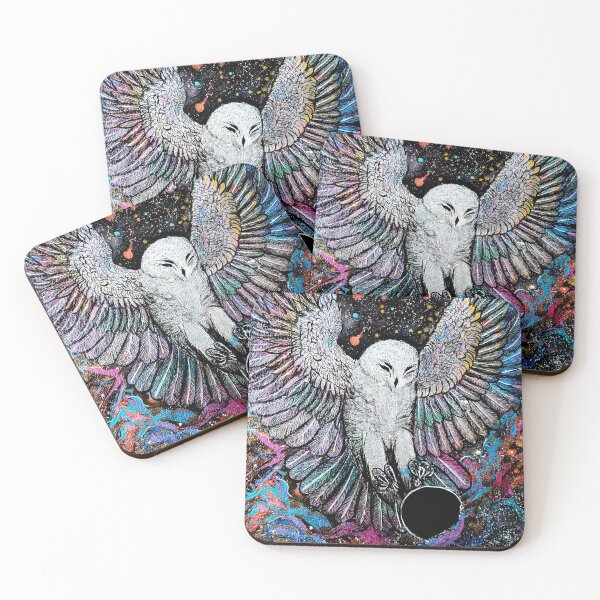 Item preview, White Cosmic Owl designed and sold by terigrimm.