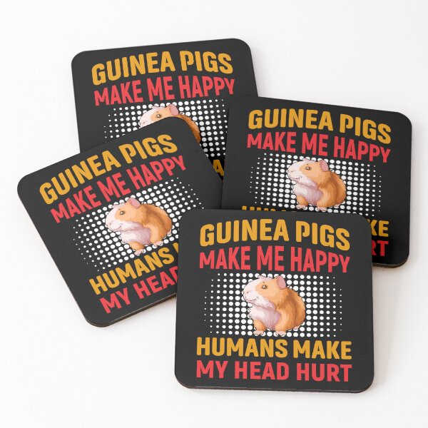 Item preview, Guinea Pigs Make Me Happy Humans Make My Head Hurt designed and sold by Joxxio.