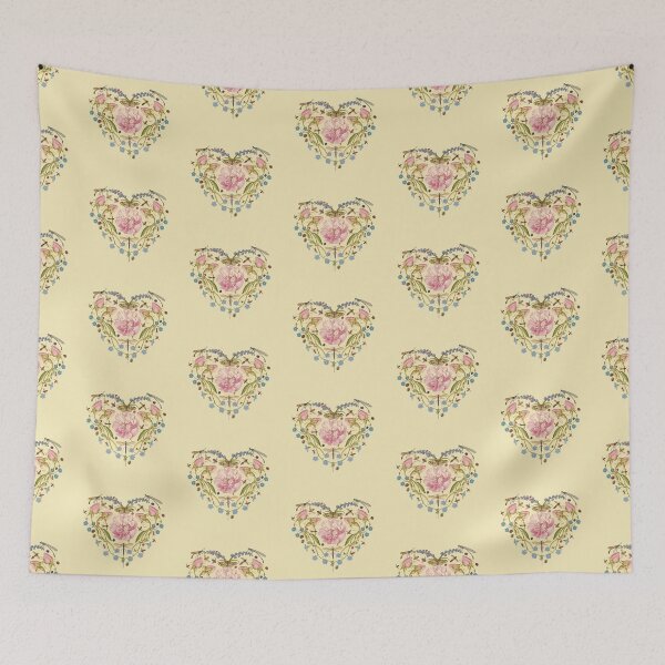 Item preview, Watercolor Heart Flowers designed and sold by candhdesigns.
