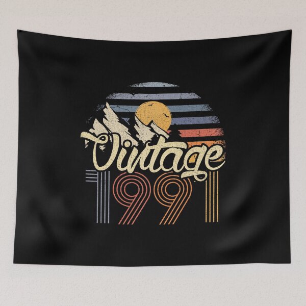 Item preview, Birthday Gifts Year Old Vintage Since 1991 designed and sold by Kezichy.