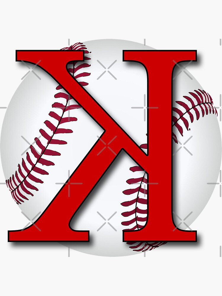 baseball-backwards-k-v2-sticker-for-sale-by-zenphotostudio-redbubble