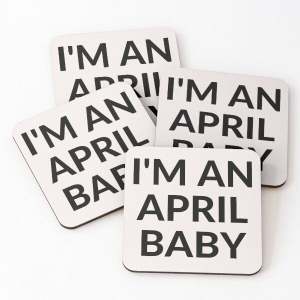 Item preview, I'M AN APRIL BABY designed and sold by RobbiesMusic.