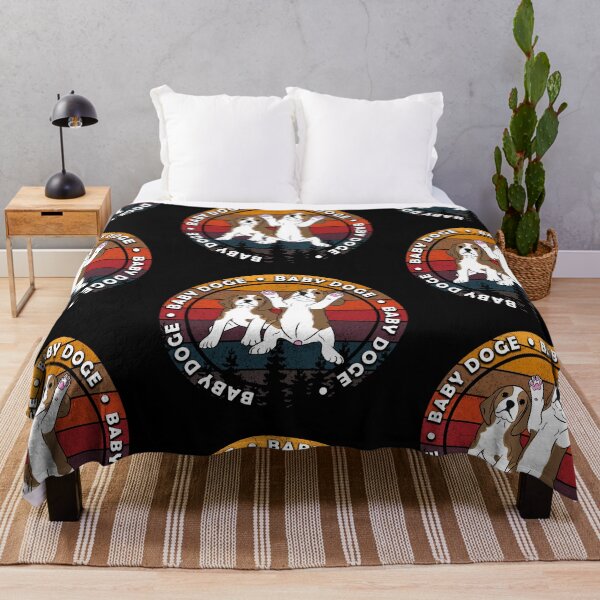 Item preview, Baby doge distressed sunset retro dog face design style 2 designed and sold by SamRVstore.