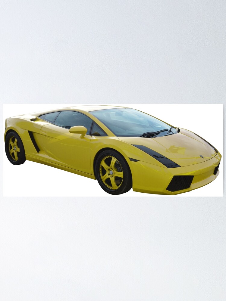 Póster «Lamborghini - Amarillo - Autos exóticos» de BeachBumPics | Redbubble