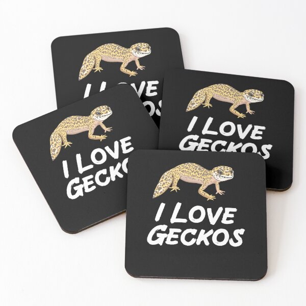 Item preview, I Love Geckos for Gecko Lovers, White designed and sold by Mochi-Merch.