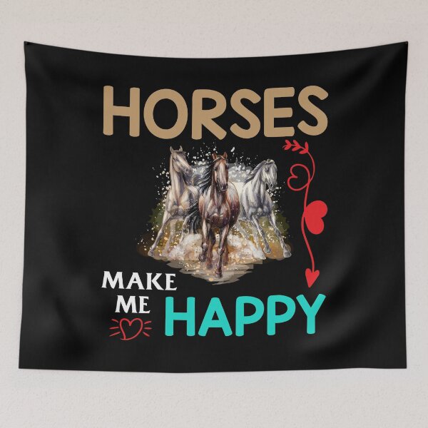 Item preview, Horses Make Me Happy designed and sold by Joxxio.