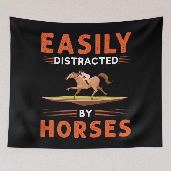 Item preview, Easily Distracted By Horses designed and sold by Joxxio.