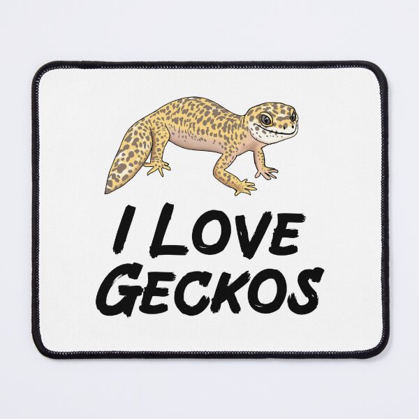 Item preview, I Love Geckos for Gecko Lovers, Black designed and sold by Mochi-Merch.