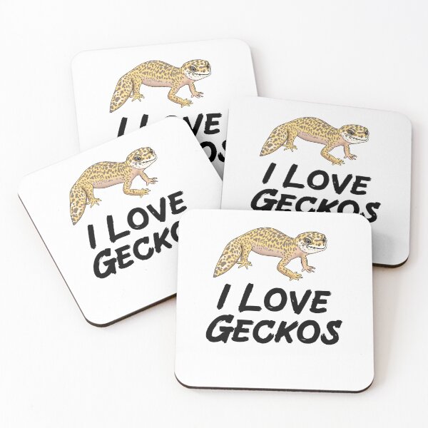 Item preview, I Love Geckos for Gecko Lovers, Black designed and sold by Mochi-Merch.