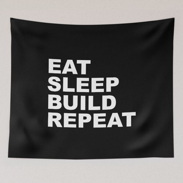 Item preview, Eat Sleep Build  designed and sold by corbrand.