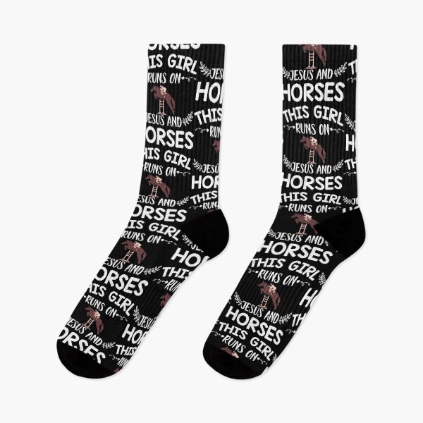 Item preview, This Girl Runs On Jesus And Horses designed and sold by Joxxio.