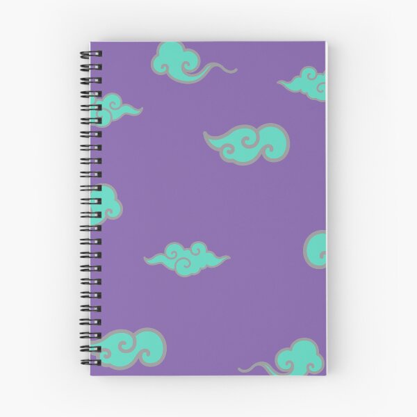 Item preview, Japanese Nimbus Cloud - Turquoise Royal Purple - Cute Anime Style designed and sold by LudicrousFeed.